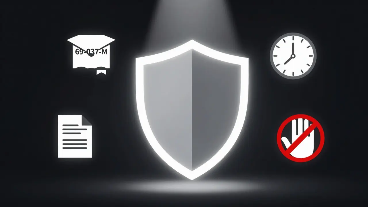 Konceptuální obrázek ochranného štítu symbolizujícího bezpečnou tantrickou masáž s certifikací a etickými hranicemi.